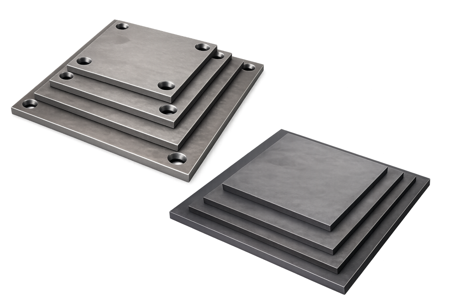 Steel plates squares
