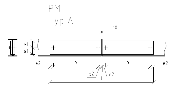 Steglaschen für biegesteife Pfettenstöße