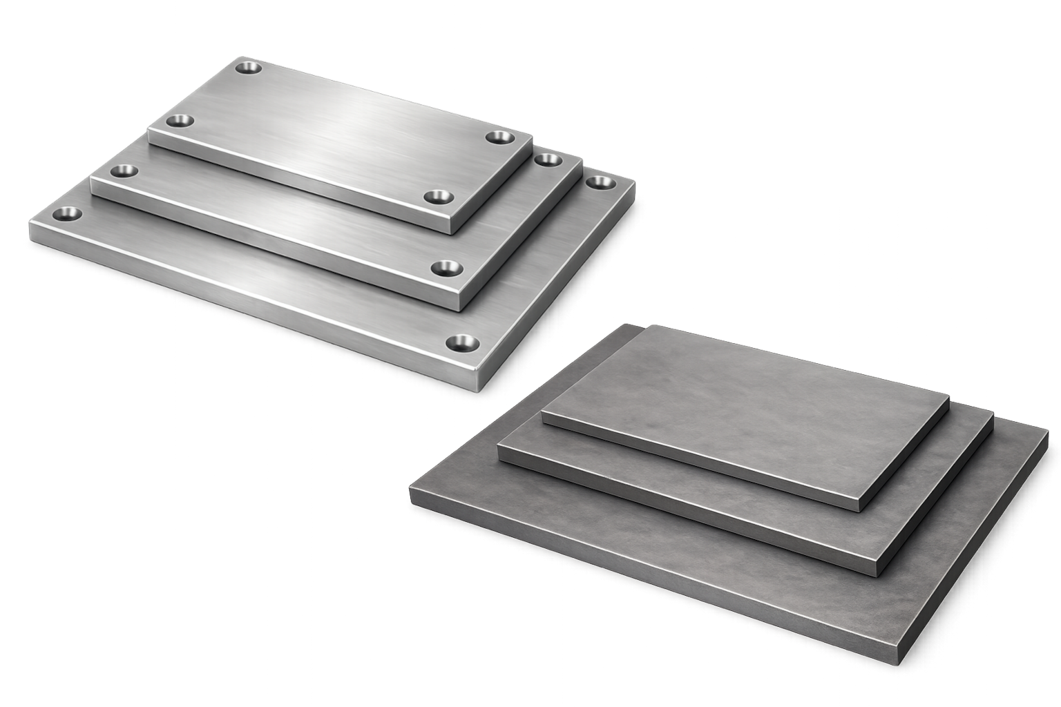 Steel plates rectangles
